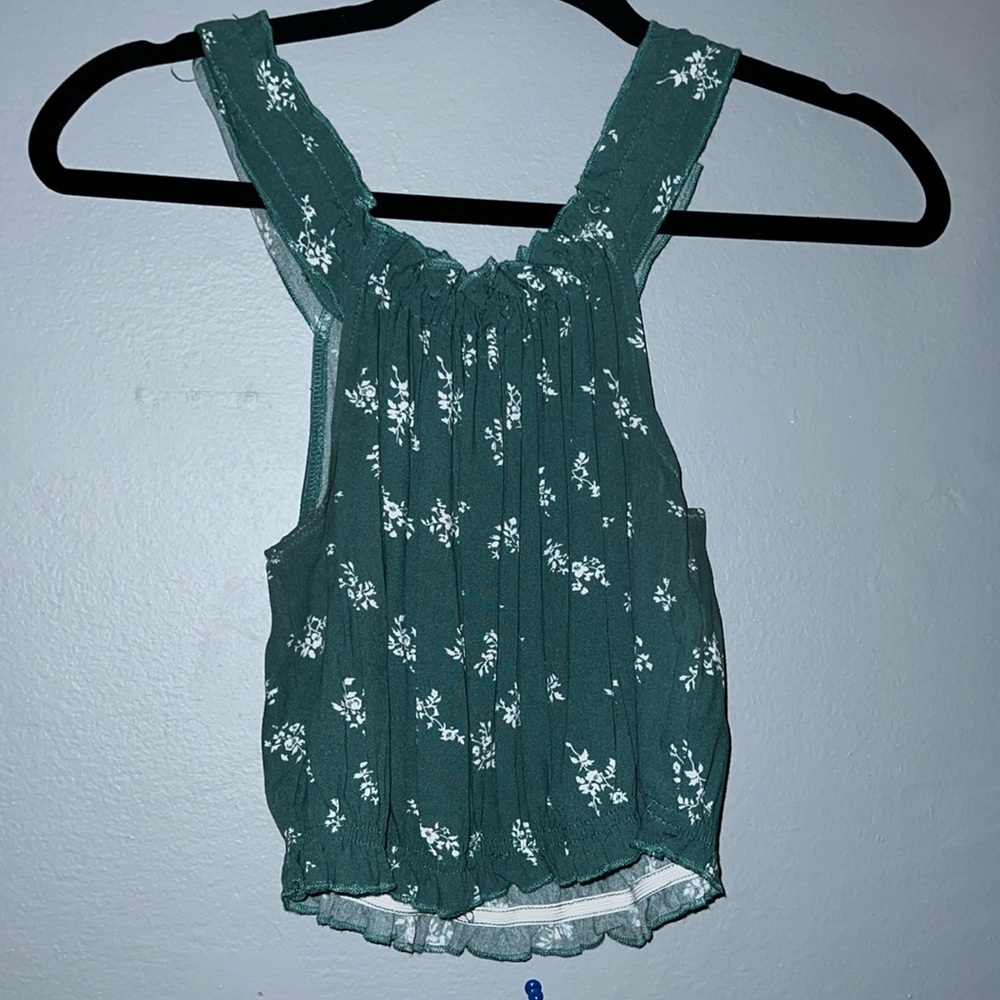 LA Hearts Cropped Tank Blouse